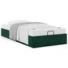 vidaXL Ottoman-Bett ohne Matratze Dunkelgr&uuml;n 80x200 cm Samt