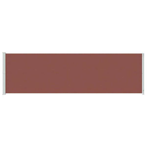vidaXL Seitenmarkise Ausziehbar 180x600 cm Braun