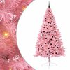vidaXL Künstlicher vorbeleuchteter Weihnachtsbaum Rosa 240 cm PVC