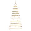 vidaXL Weihnachtsbaum Natur 120 cm Massives Eschenholz