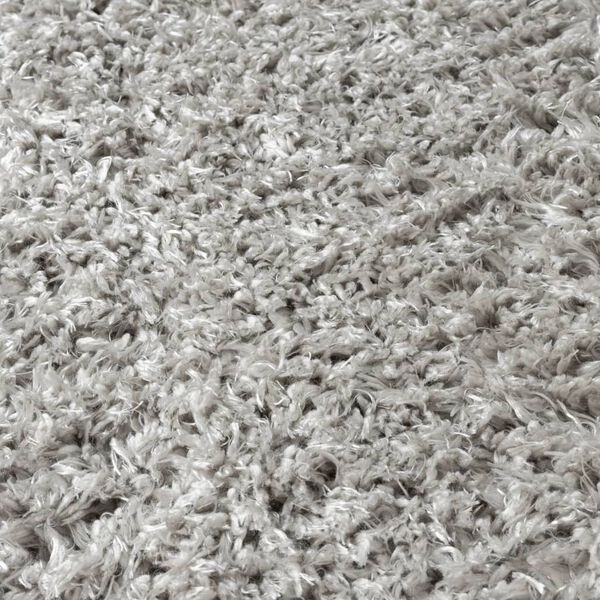 vidaXL Shaggy-Teppich Hochflor Grau 120x170 cm 50 mm
