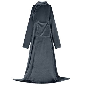 vidaXL Decken-Hoodie Marineblau F Flanell