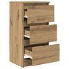 vidaXL Sideboard Artisan-Eiche 37,5x35x76 cm Holzwerkstoff