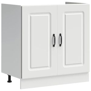 vidaXL Sp&uuml;lenunterschrank Kalmar Wei&szlig; 80x46x81,5 cm Holzwerkstoff