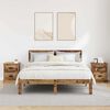vidaXL Nachttisch 2 pcs Altholz 39 x 39 x 47,5 cm Holzwerkstoff