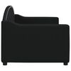 vidaXL Tagesbett Schwarz 80x200 cm Stoff