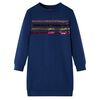 vidaXL Kinder-Pulloverkleid Marineblau 116