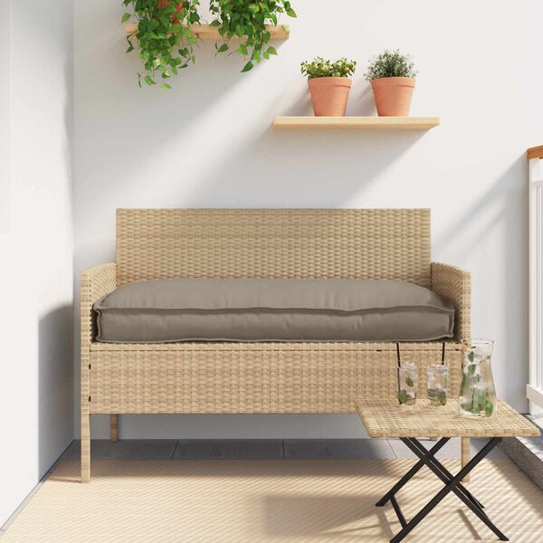 vidaXL Kissen Taupe 150 x 40 x 8 cm Oxford-Stoff
