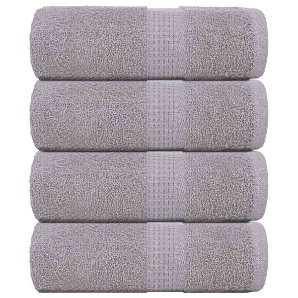 vidaXL Wascht&uuml;cher FROGN 4 Stk. Grau 30x30 cm 360 g/m&sup2;