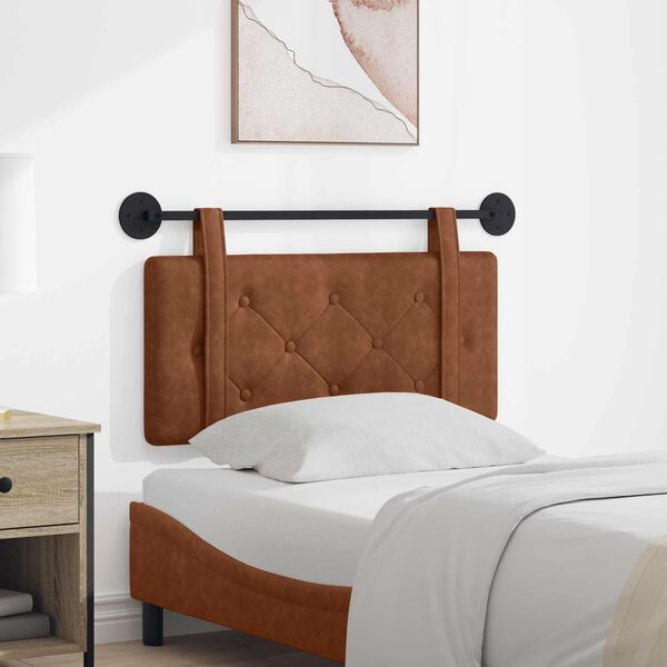 vidaXL H&auml;ngevorderseite Wandmontiert Braun 80 cm Antikes PU