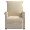vidaXL Relaxsessel Creme Stoff