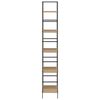 vidaXL B&uuml;cherregal 5 Regalb&ouml;den Eiche 60x27,6x158,5 cm Holzwerkstoff