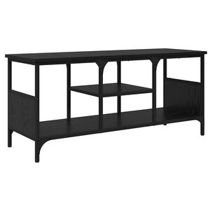 vidaXL TV-Schr&auml;nk Schwarz Eichen-Optik 100 x 35 x 45 cm