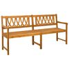 vidaXL Bank Outdoor 2 -Sitzer 180 x 56 x 90 cm Massivholz Akazie Natur