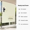 vidaXL Au&szlig;enrollo 150 x 270 cm Creme