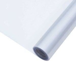 vidaXL Statische Fensterfolie Frostiges Grau 45 x 500 cm PVC
