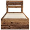 vidaXL Bettrahmen Altholz 75 x 190 cm Massives Kiefernholz