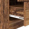 vidaXL Schreibtisch mit Schubladen 2 pcs Altholz