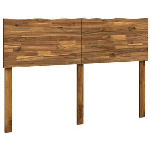 vidaXL Kopfteil mit Live Edge ROSTOCK Natur 140 cm Massivholz Akazie