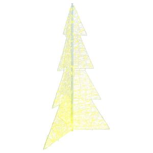 vidaXL Weihnachtsbaum mit 240 LEDs Warmes Weiß 180 cm Acryl