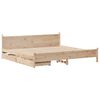 vidaXL Massivholzbett ohne Matratze 200x200 cm Kiefer
