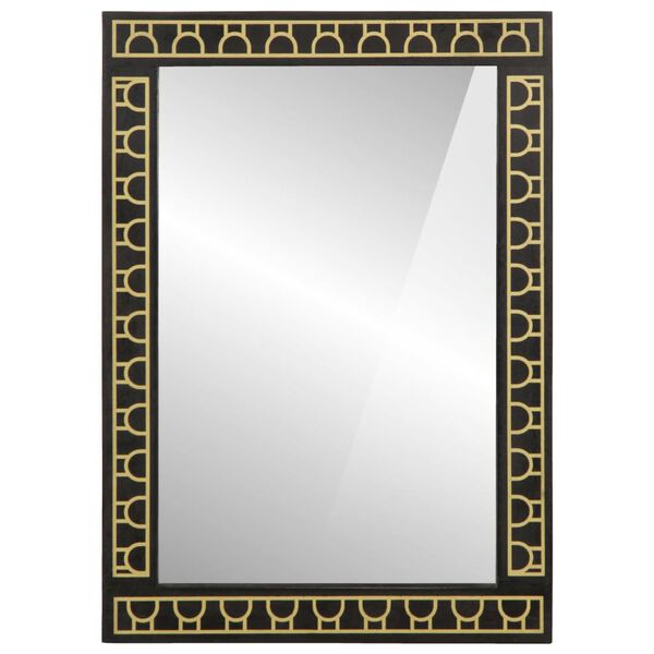 vidaXL Badspiegel 50x70x2,5 cm Massivholz Mango und Glas