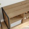 vidaXL Schuhschrank Kunsthandwerk Eiche 60 x 35 x 44 cm Holzwerkstoff