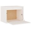 vidaXL Wandschrank Wei&szlig; 45x30x35 cm Massivholz Kiefer
