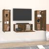 vidaXL 3-tlg. TV-Schrank-Set R&auml;uchereiche Holzwerkstoff