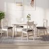 vidaXL Sitzkissen 4 pcs Taupe 40 x 40 x 6 cm Stoff