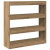 vidaXL B&uuml;cherregal 3 Ebenen 100 x 30 x 103 cm Holzwerkstoff