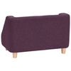 vidaXL Hundesofa Burgunderrot 60x37x39 cm Leinen
