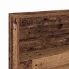 vidaXL Aufbewahrungskopfteil mit Regal Altholz 135 cm Holzwerkstoff
