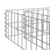 vidaXL Gabionen-Hochbeet Verzinkter Stahl 500x100x20 cm