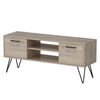 Homemania TV-Schrank Almira 120x35x50 cm Holzoptik und Schwarz