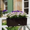 LECHUZA Pflanzgef&auml;&szlig; BALCONERA Cottage 50 ALL-IN-ONE Mokka