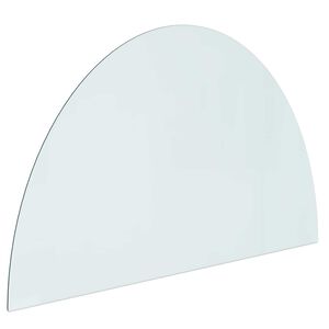 vidaXL Feuerstelle Glasplatte Transparent 1000 x 600 mm Glas