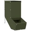 vidaXL Kaninchenf&uuml;tterer Olive Gr&uuml;n 12,5 x 26 x 28,5 cm
