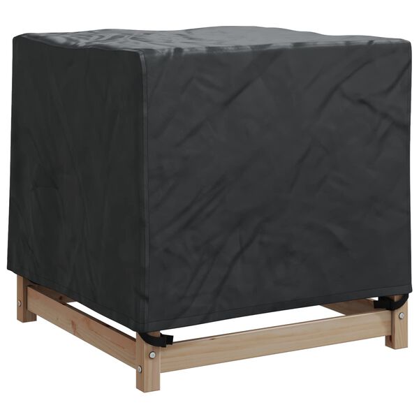 vidaXL M&ouml;belbezug Uni Schwarz 82 x 82 x 65 cm 210D Oxford Stoff