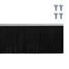 vidaXL Aufsteck T&uuml;rb&uuml;rstendichtungen 12 pcs Silber 100 cm