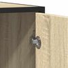 vidaXL Sideboard Sonoma-Eiche 94x35x76 cm Holzwerkstoff