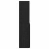vidaXL Highboard Schwarz Eichen-Optik 80 x 42,5 x 185 cm Holzwerkstoff