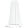 vidaXL Moskitonetz f&uuml;r Sonnenschirm 220 Mesh Wei&szlig; &Phi;300x230 cm
