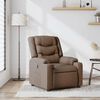 vidaXL Relaxsessel Braun Stoff