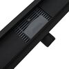 vidaXL 2 in 1 Duschabfluss Schwarz 50 cm Edelstahl 304