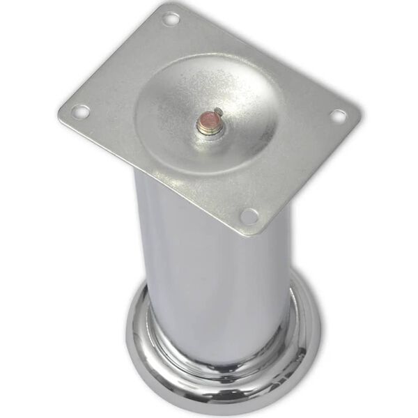 vidaXL Runde Sofabeine 8 Stk. Chrom 180 mm