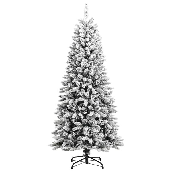 vidaXL Künstlicher Weihnachtsbaum Beschneit 150 cm PVC&PE