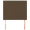 vidaXL Kopfteil Dunkelbraun 80x5x118/128 cm Stoff