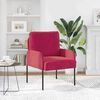 vidaXL Sofas mit Kissen 55cm Weinrot Sperrholz