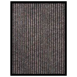 vidaXL Fu&szlig;matte Beige Gestreift 40x60 cm